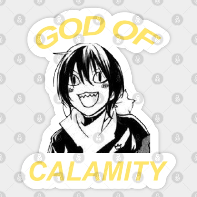 Noragami Yato God of Calamity Sticker by koolpingu